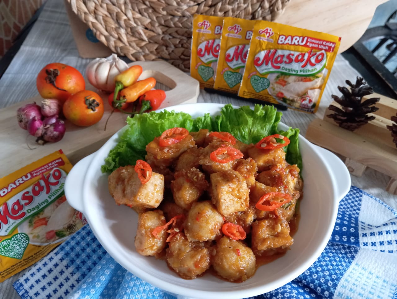 Resep Tumis Bakso Tahu Pedas Dapur Umami