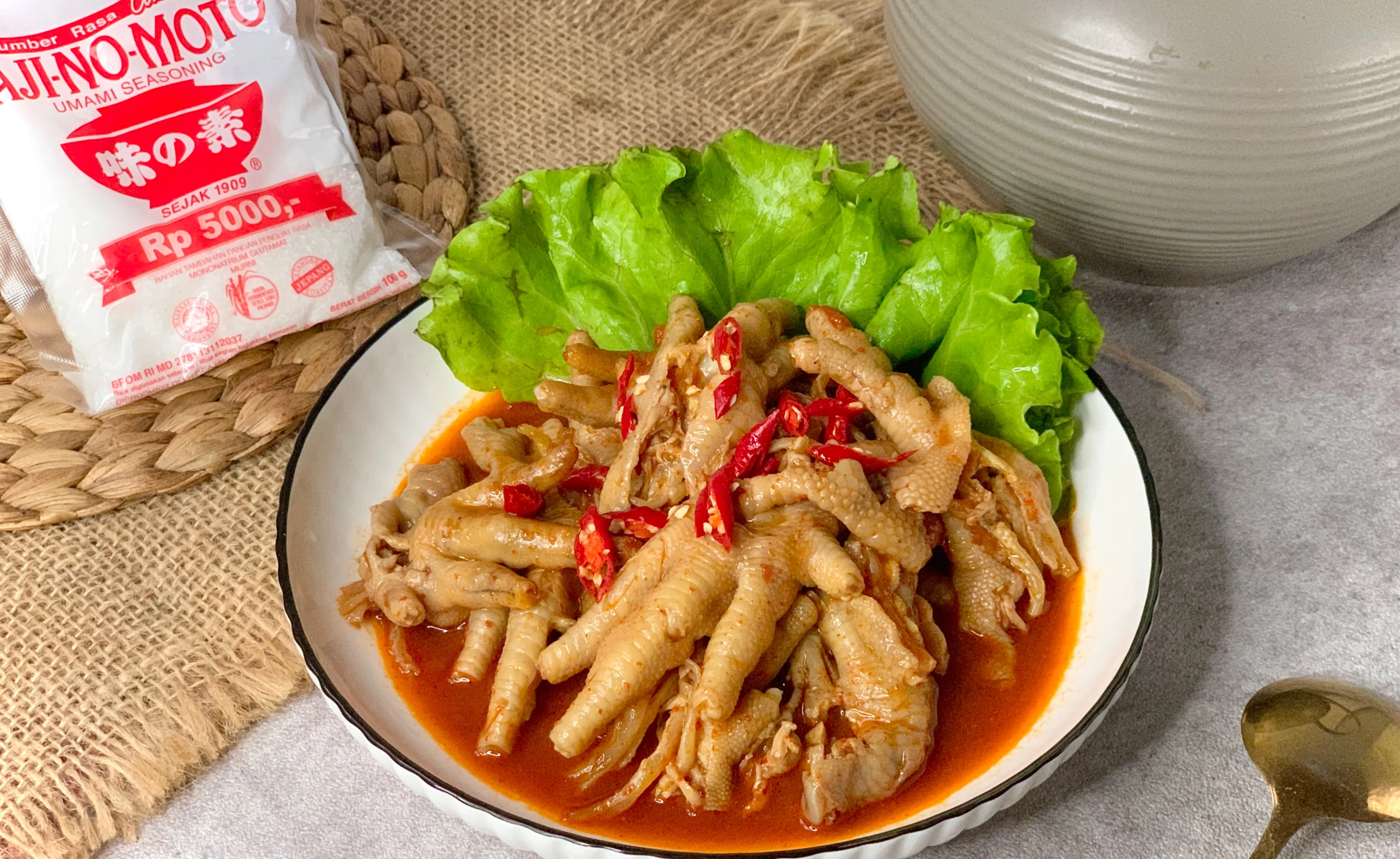 Recook Ceker Ayam Balado Ala AJI-NO-MOTO®