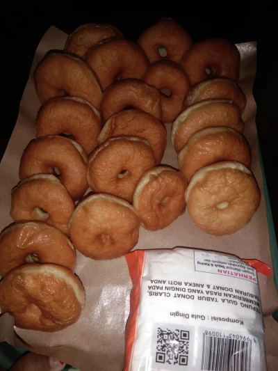 Donat kampung gula salju