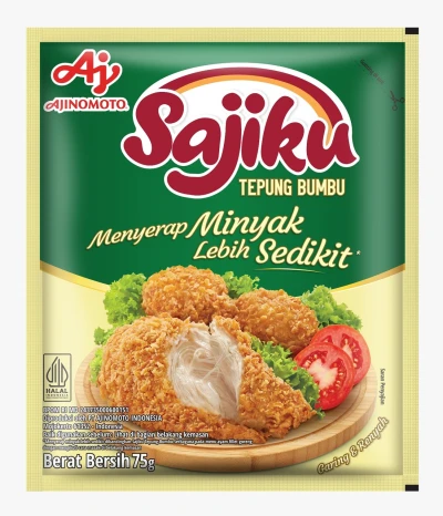 Sajiku® Tepung Bumbu Menyerap Minyak Lebih Sedikit