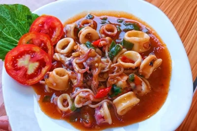 Cumi saus padang