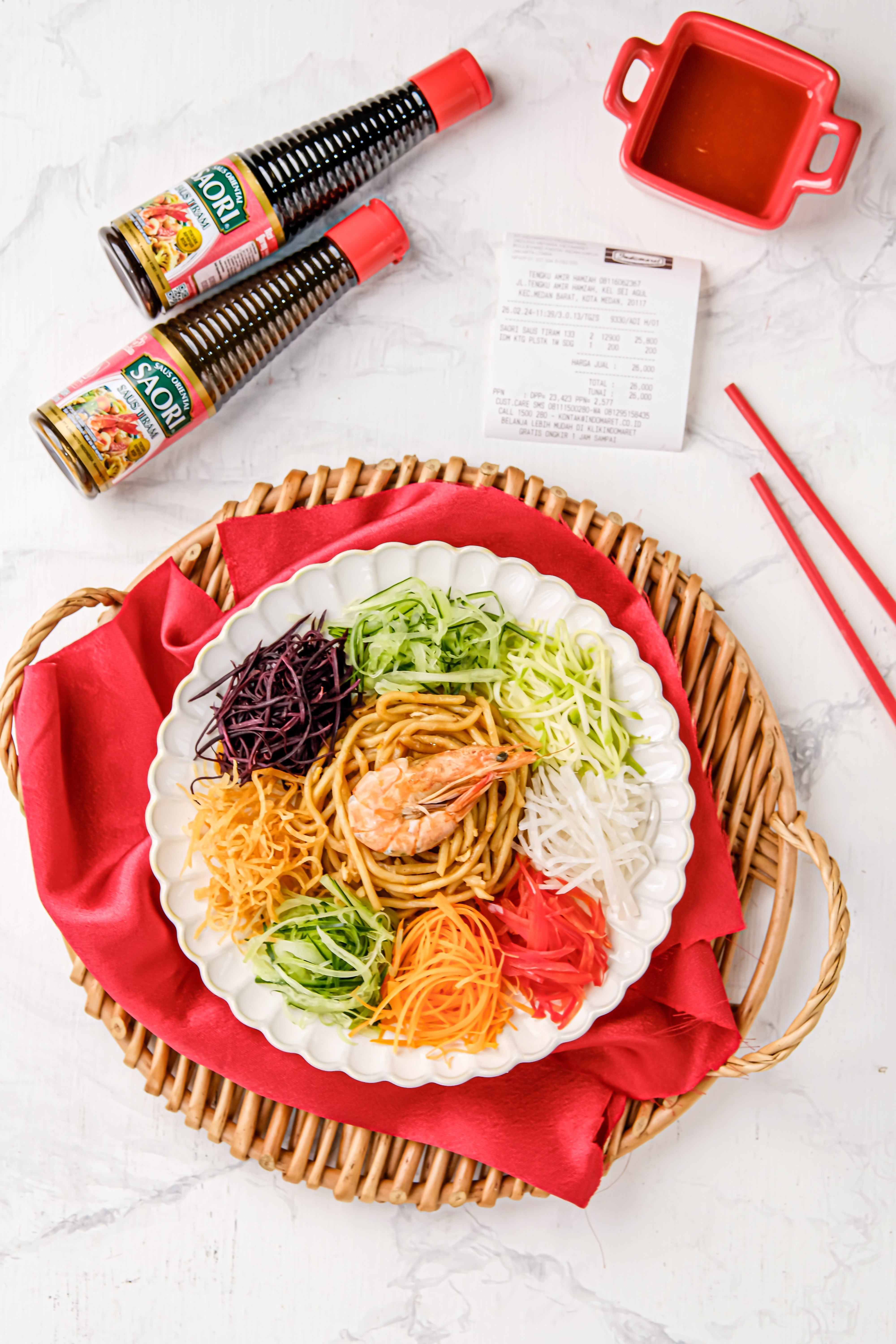 Resep Mie Goreng Seafood Ala Saori With Asian Salad Yu Sheng Khas Imlek Dapur Umami